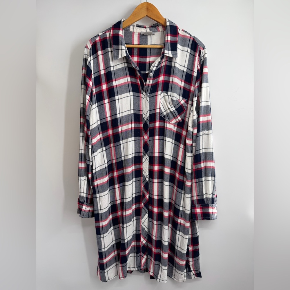 beachlunchlounge Plaid Midi Dress